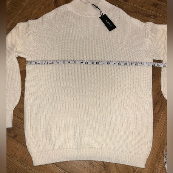Lamarque Emelle Sweater Merino wool blend- nwt *oversized* (fits like med/lrg) - Picture 5 of 14